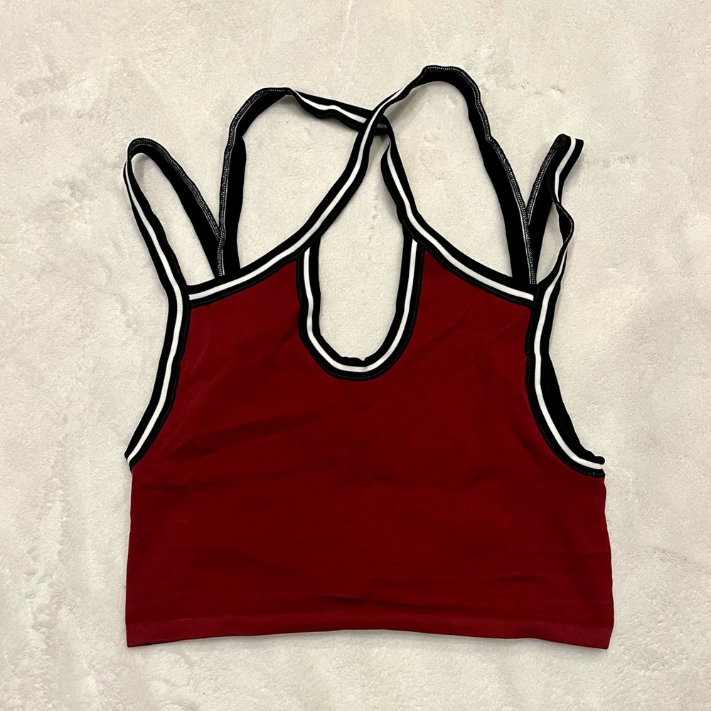 NWOT Urban Outfitters Out From Under Debra Keyhole Maroon Tank Top Size M/L